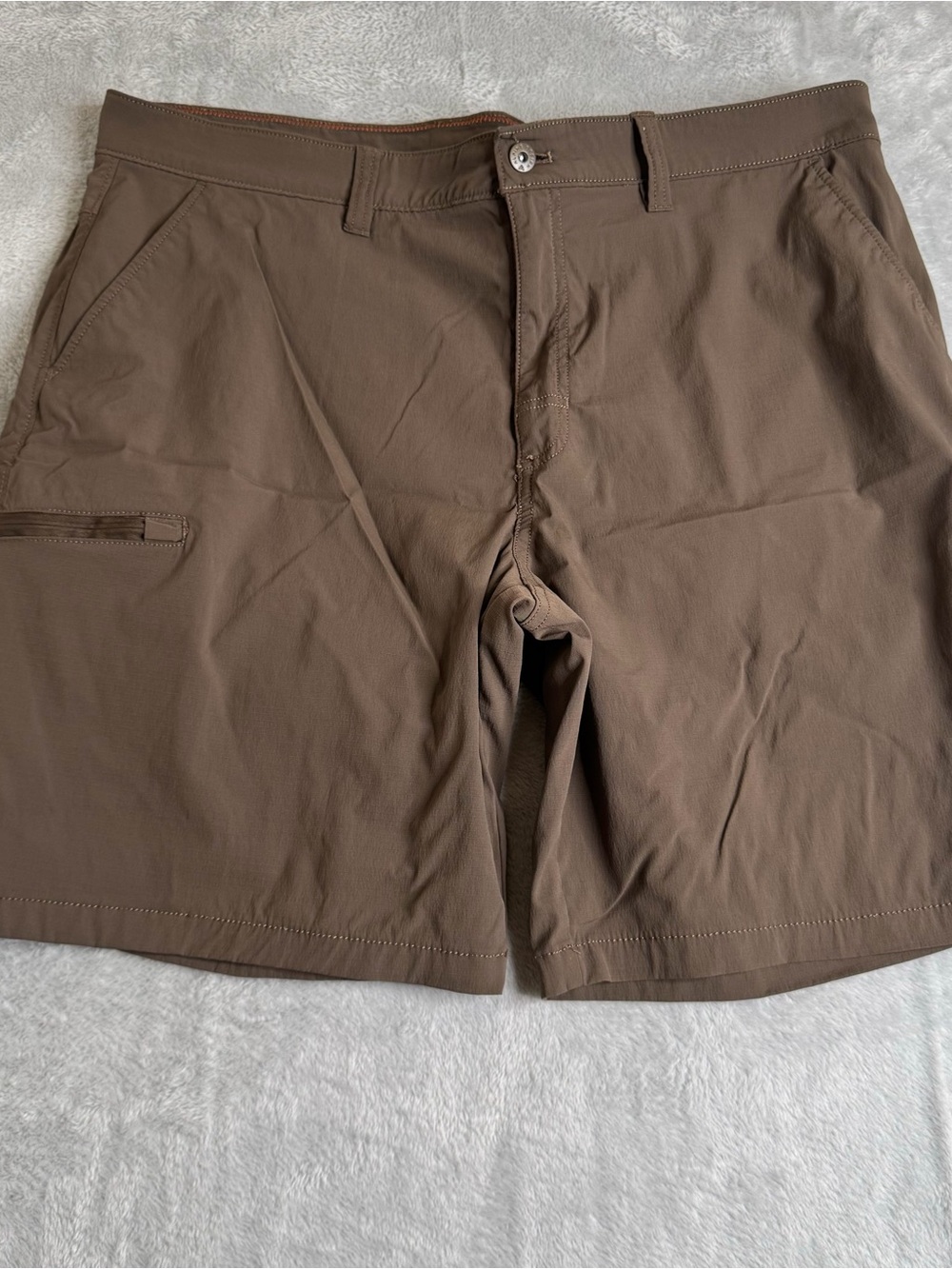 Alpine Design Shorts Mens 38 Brown Stretch Tech Hiking Quick Dry Performance Dad